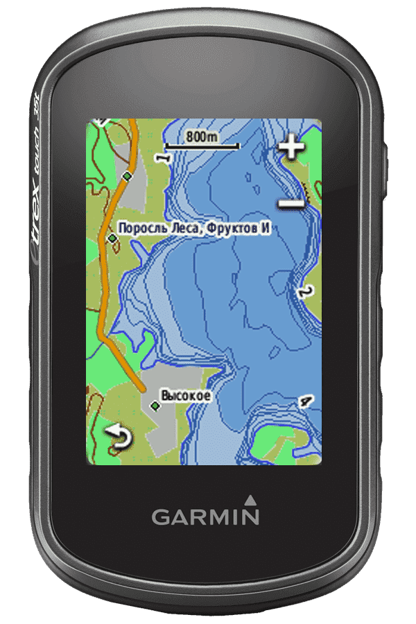 Туристический навигатор Garmin eTrex Touch 35 для рыбалки, охоты.