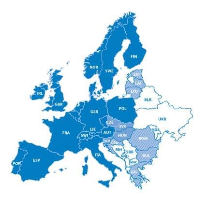 City Navigator Europe NT, Карта Европы