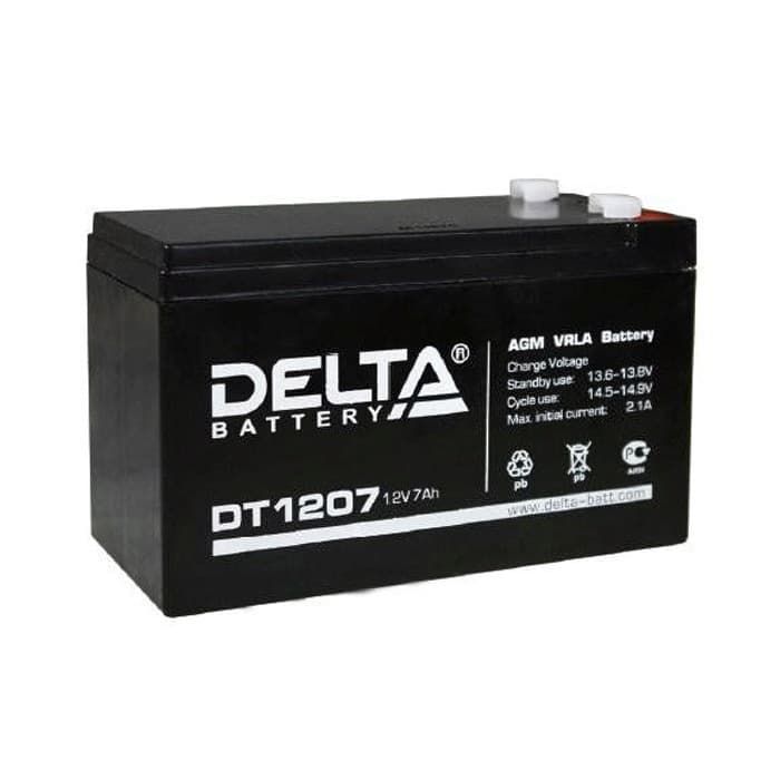Батарея аккумуляторная Delta "DT 1207" для эхолотов 12Вольт